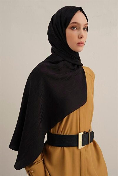 Armine Lyocell Shawl - 3 - Dark Navy Blue 03