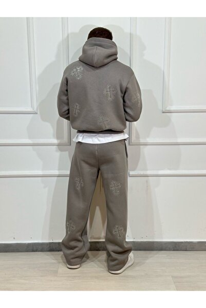 Urban Collection Men's tracksuit with rhinestone cross