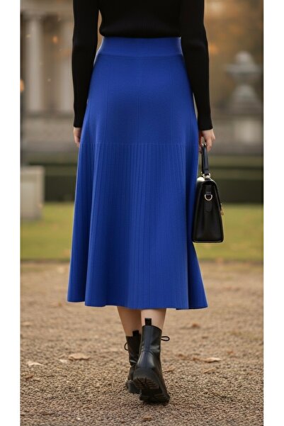 bohostyle Knitted skirt with lycra