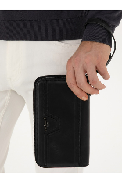 Cacharel Siyah %100 Deri El Çantası 50316802-VR046