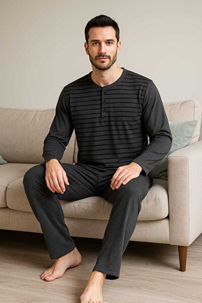 Tenra Men's Pajama Set 100% Cotton
