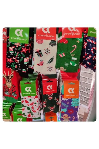 senacacollection Long Socks Christmas Socks 1 Piece