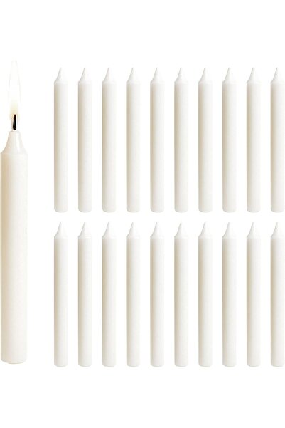 Biedermann & Sons Chime or Tree Candles 20-Count Box, White, One Size