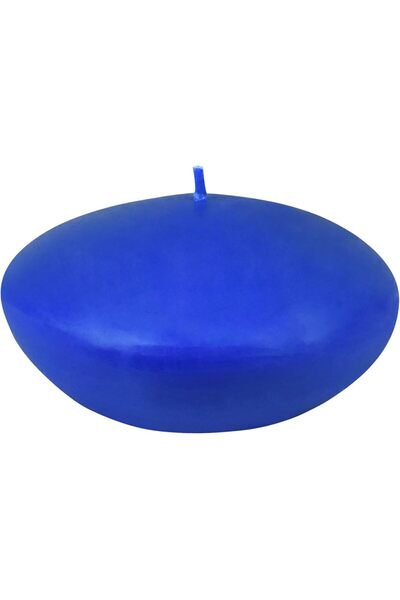 Zest Candle 3-Piece Folding Candles, 4-Inch, Blue