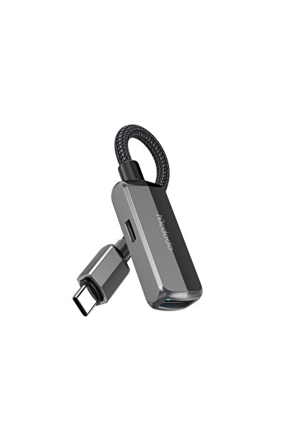 Mcdodo OTG Adapter Type-C to Type-C, USB, 3A, 60W, 13cm CA-2830, gray