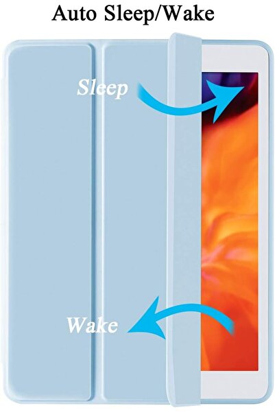 Generic Premium Smart Flip Case for iPad 10.2 7th/3th/9th Gen—Soft Back, Magnetic Closure