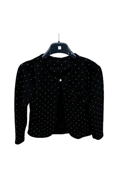 OEM Elegant black jacket with rhinestones - 8 years