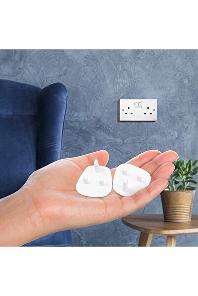 Generic DDMA 20-piece Outlet Safety Covers — Child Electrical Socket Protectors (White)