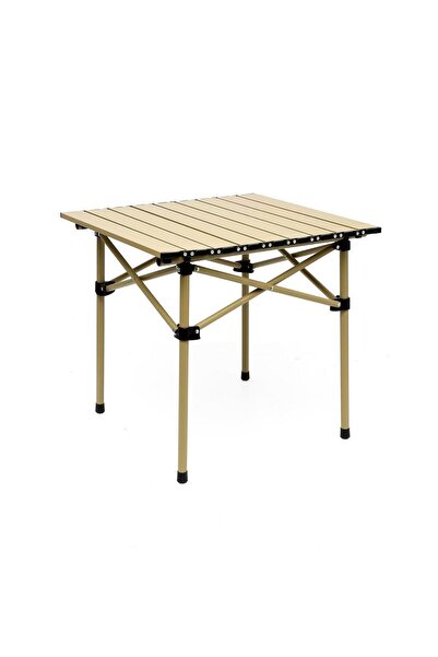mumtaz sa طاولة تخييم محمولة قابلة للطي 53×50×51 سم، مكتب نزهة خارجي خفيف الوزن للتخييم في الصحراء