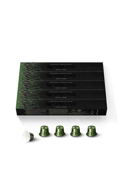 Nespresso Capsules OriginalLine, India Master Origin, Dark Roast Coffee, 50 C...