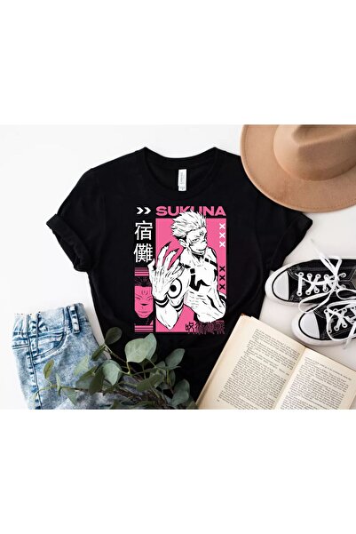 barsdepo Sukuna Printed T-Shirt, Oversized Unisex T-Shirt Child / Adult (with Surprise Gift)