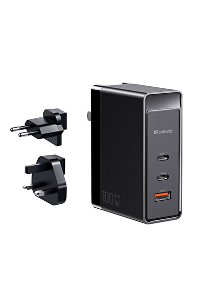 Mcdodo Nuclear Power Series CH-8101 Pro Travel Power Adapter EU/UK/US with Type-C and USB