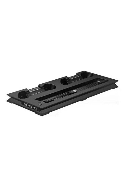 Generic PS4 Slim Cooling Stand with Dual Controller Charging Dock & USB Ports
