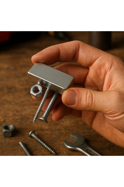 Epilons 50 Pcs 40X20X5Mm Neodymium Magnet Strong N35 Magnet Square Nickel Plated