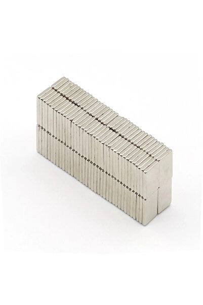 Epilons 20 Pieces 15X10X1.5 mm Cornered Neodymium Magnet N35 Magnet Durable Nickel Plating