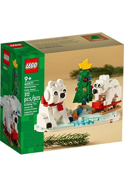 LEGO Wintertime Polar Bears with Christmas Tree (40571) Holiday 2022