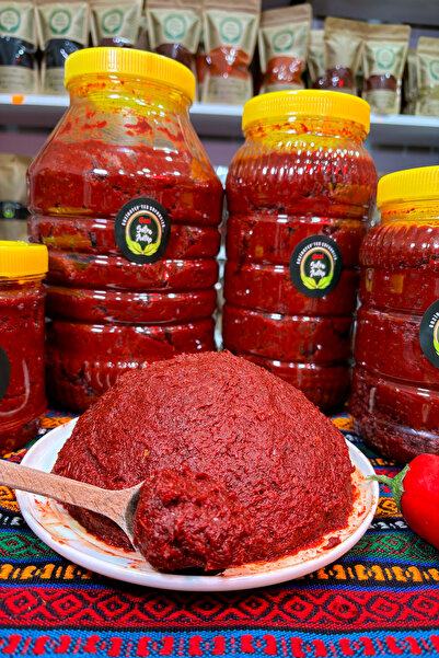 gazisofraantep Antep Tatlı Biber Salçası-Ev Yapımı Doğal- 5 kg