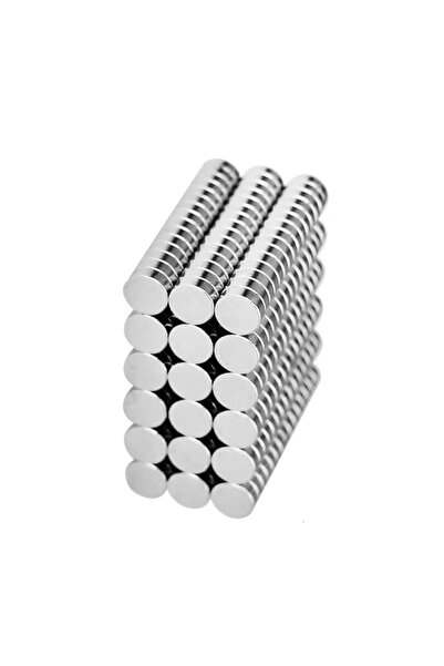 Epilons 10 Pieces 8X3Mm Round Neodymium Magnet Strong Nickel Plated Quality Durable Magnet