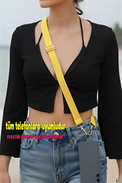 rangmobil Telefon Askısı/Kılıf Askısı Çapraz ve Düz Kullanım Boy Ayarlamalı /...