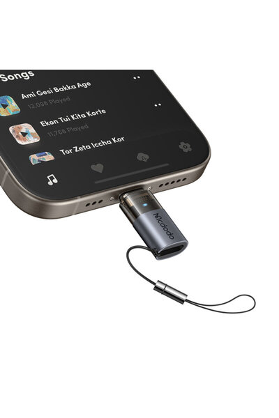 Mcdodo OT-7610 Lightning to Type-C OTG Adapter with Lanyard, 60W