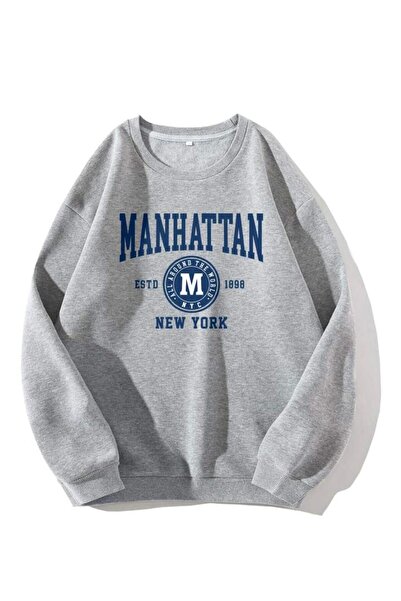 Oceanwear سويت شيرت قصة فضفاضة مانهاتن مطبوع للجنسين