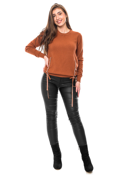 Jolenttine Amo&Roma sweater, caramel brown