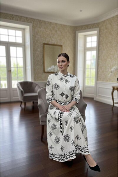 FASHIONAPPROACH Elegant linen dress