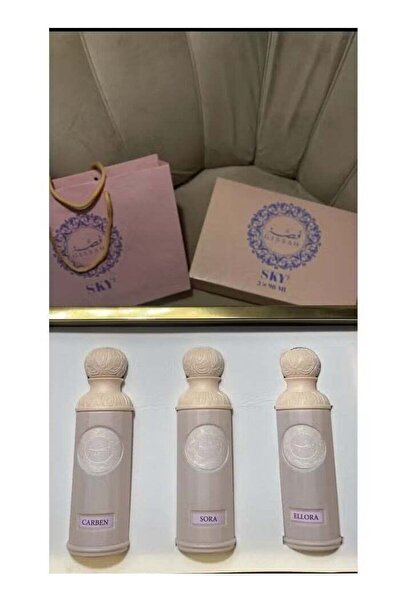 GISSAH Perfume Set of Three Pieces, 90 ml