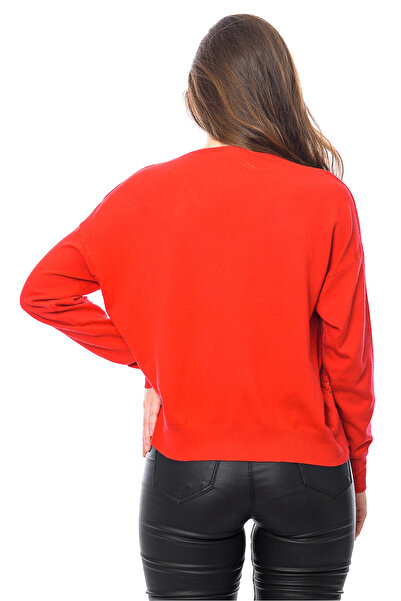 Jolenth Max Long Pullover - Red