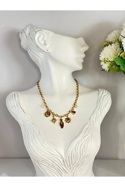 New Meluna Çelik Charm Kolye (40+5cm)