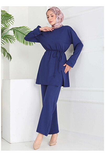 SHİROSA Double Button Detail Bottom Top Set