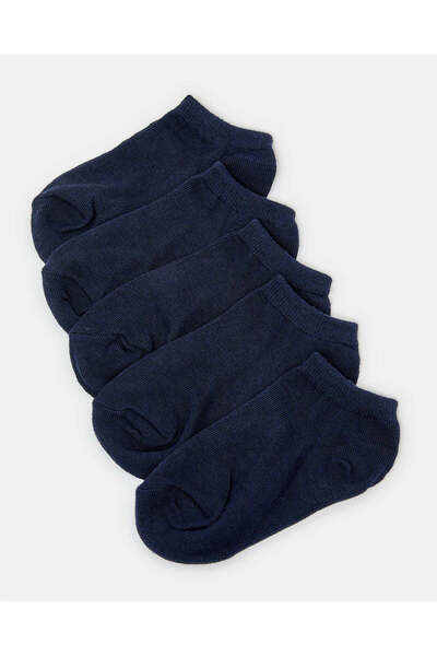 REDTAG Boys Navy Ankle Length Socks Set (3 Pairs)
