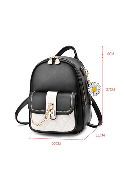 Muchmy Girls Casual Travel Backpack Stylish Cute Zipper Closure Wide Capacity Women's Bags