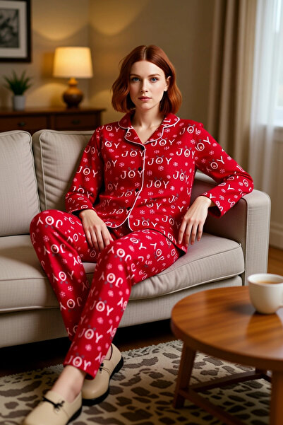 PayBuy Γυναικείο σετ πιτζάμες από φλις με κόκκινο σχέδιο ζώων Λειτουργικό, αν...