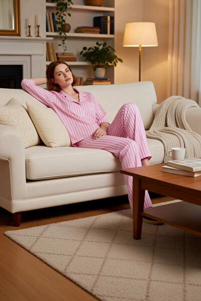 PayBuy Γυναικείο Σετ Πυτζάμες από Βισκόζη Πουκάμισο και Παντελόνι Λειτουργικό...