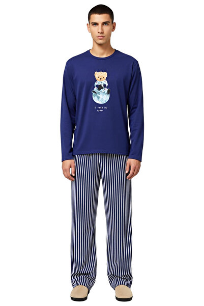 PayBuy Σετ πιτζάμες με μακριά μανίκια Astronaut με τύπωμα Γυναικεία Λειτουργική Ανθεκτική Ποιότητα Άνετη Κομψή