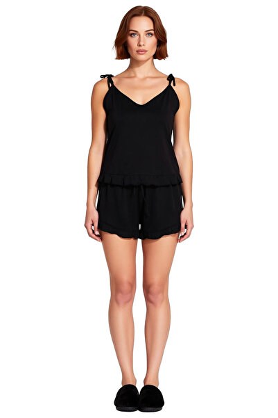 PayBuy Women's Leopard Print Suspender V-Neck Pajama Set Functional Durable Quality Comfortable Stylish