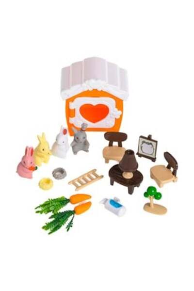 SHOPIENS Bunny Playset House & Accessories