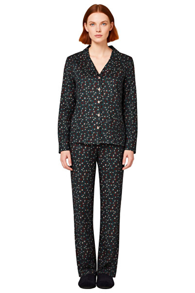 PayBuy Women's Penguin Patterned Cotton Pajama Set Functional Durable Quality Comfortable Modern