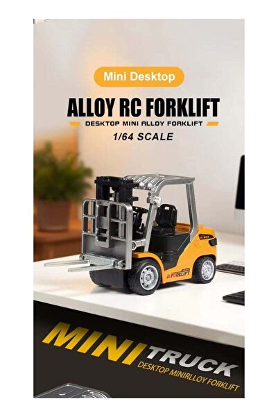 Genaric Lacoz Remote Control Alloy Forklift Truck with Rechargeable Battery 2 in 1 Transformable Lift Fork a