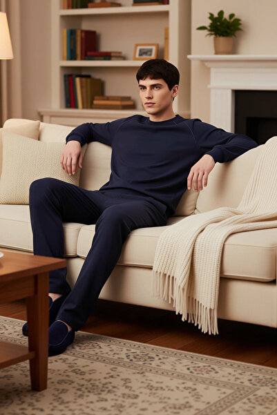 PayBuy Ανδρικό σετ πιτζάμες με λαιμόκοψη με μανίκια Raglan Λειτουργικό, ανθεκ...