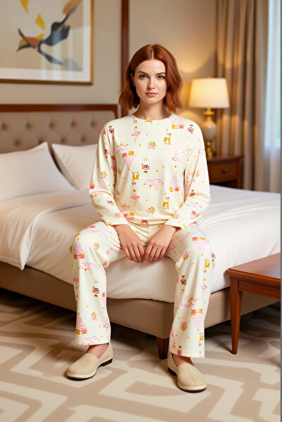 PayBuy Γυναικείο Σετ Πιτζάμες με Χριστουγεννιάτικο Θέμα Ειδικής Κατασκευής Λειτουργικό Ανθεκτικό Ποιοτικό Άνετο Αθλητικό