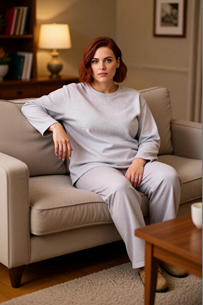 PayBuy Women's Crew Neck Wide Leg Tracksuit Set Functional Durable Quality Comfortable Sportswear