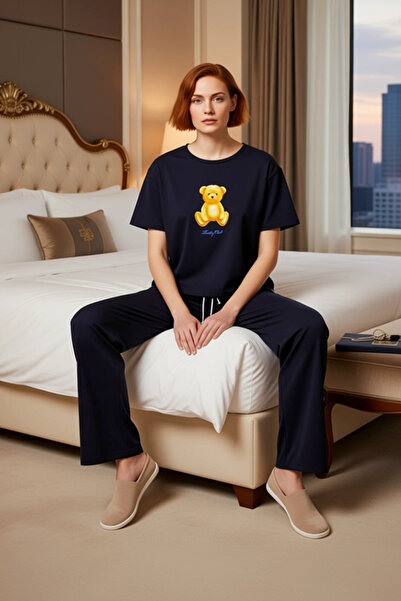 PayBuy Γυναικεία Αικικ με τύπωμα φαρδύ μπατζάκι Σετ Πιτζάμες Λειτουργικό Ανθεκτικό Ποιοτικό Άνετο Μοντέρνο