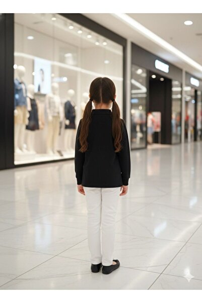 pour la riviere Girls Boys Polo Neck Long Sleeve Basic Tshirt