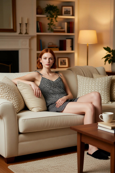 PayBuy Set de pijamale pentru femei cu imprimeu leopard bretele, cu decolteu ...