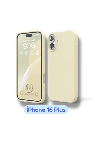 Bruntoo BR Apple iPhone 16 Plus Compatible Case Soft Silicone Velvet Launch C...