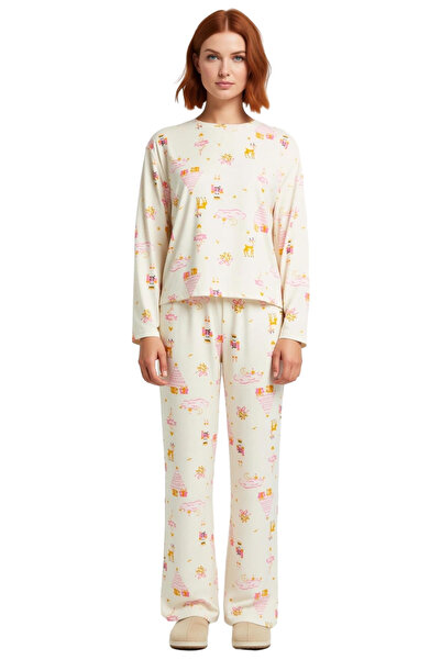 PayBuy Γυναικείο Σετ Πιτζάμες με Χριστουγεννιάτικο Θέμα Ειδικής Κατασκευής Λειτουργικό Ανθεκτικό Ποιοτικό Άνετο Αθλητικό