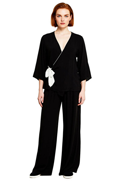 PayBuy Γυναικείο σετ πιτζάμες διπλό πέτο με γιακά βισκόζης Λειτουργικό, ανθεκτικό, ποιοτικό, άνετο, αισθητικό και κομψό