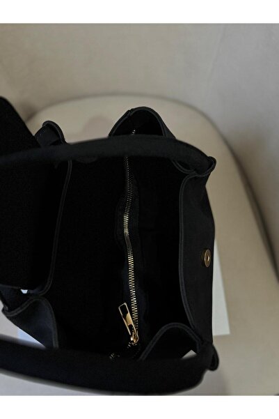 Moda Sekiz Women's Suede Three-Compartment Shoulder Bag